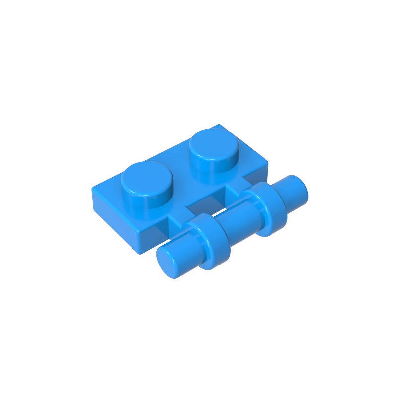 Plate Special 1 x 2 Side Handle [Free Ends]