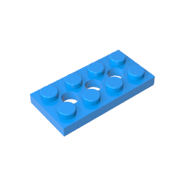 Technic Plate 2 x 4 [3 Holes]