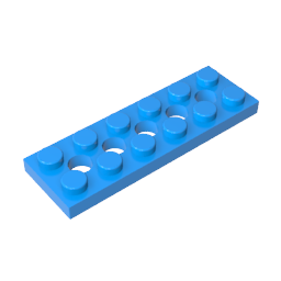 Technic Plate 2 x 6 [5 Holes]