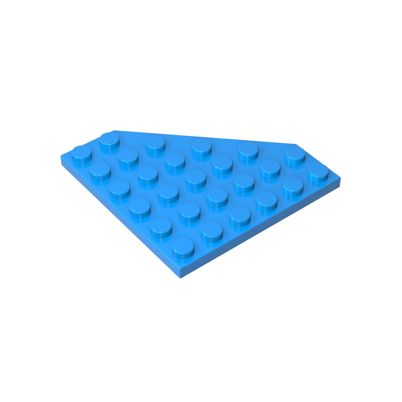Wedge Plate 6 x 6 Cut Corner