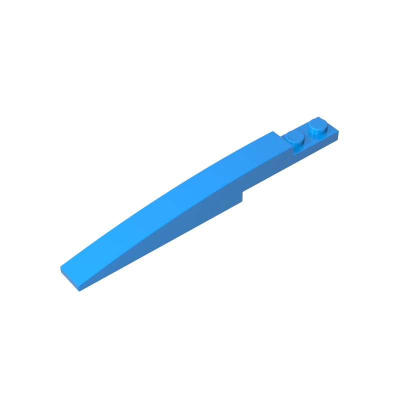 Brick Curved 10 x 1 [Asymmetric Inside Ridges]