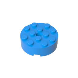Brick Round 4 x 4 [Centre Hole]