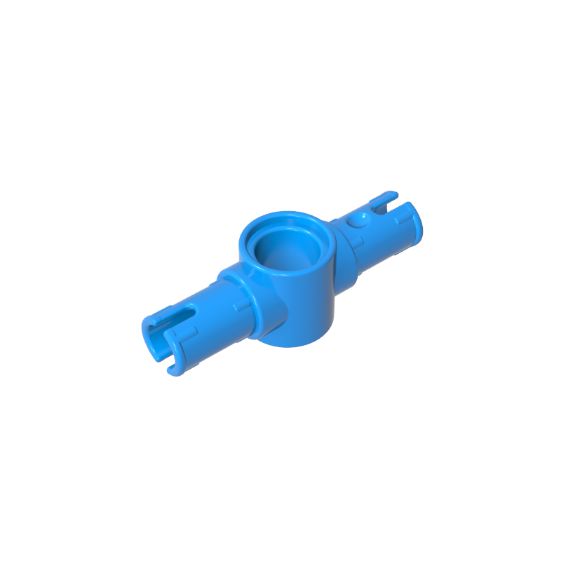 Technic Pin Connector Hub with 2 Pins with Friction Ridges Lengthwise [Big Squared Pin Holes]