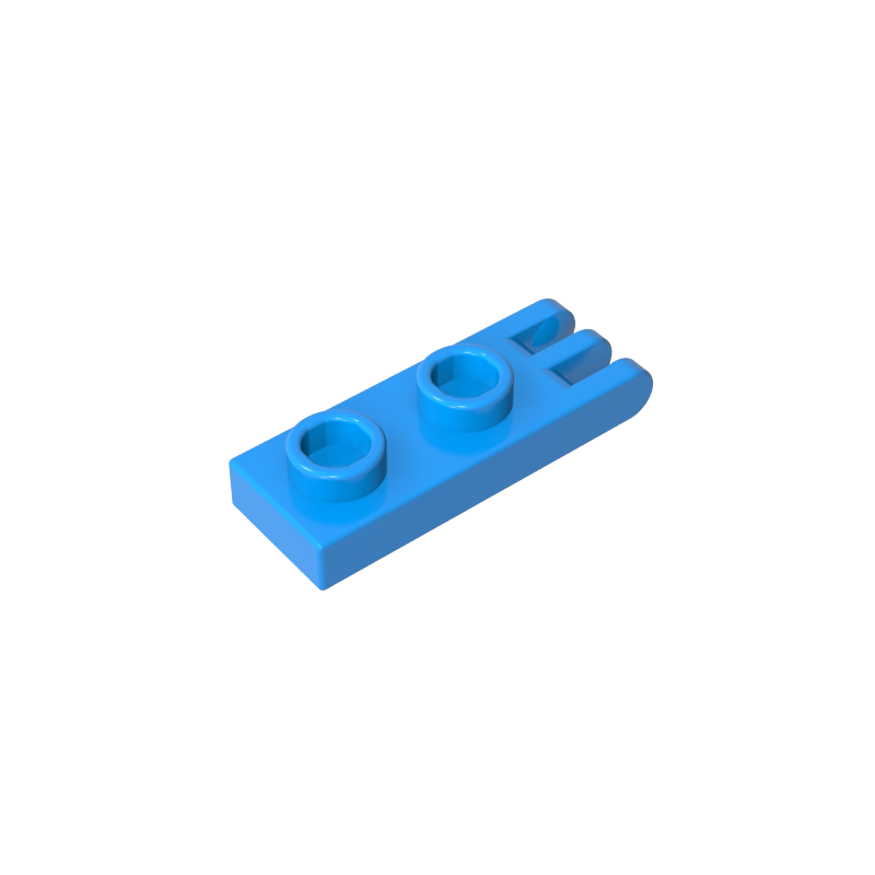 Hinge Plate 1 x 2 with 3 Fingers and Hollow Studs - Color ID 51