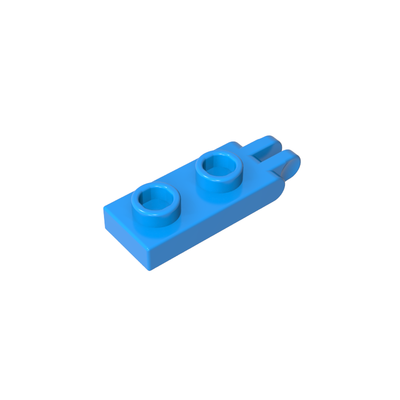 Hinge Plate 1 x 2 with 2 Fingers and Hollow Studs - Color ID 51