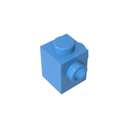 Brick Special 1 x 1 with Studs on 2 Adjacent Sides