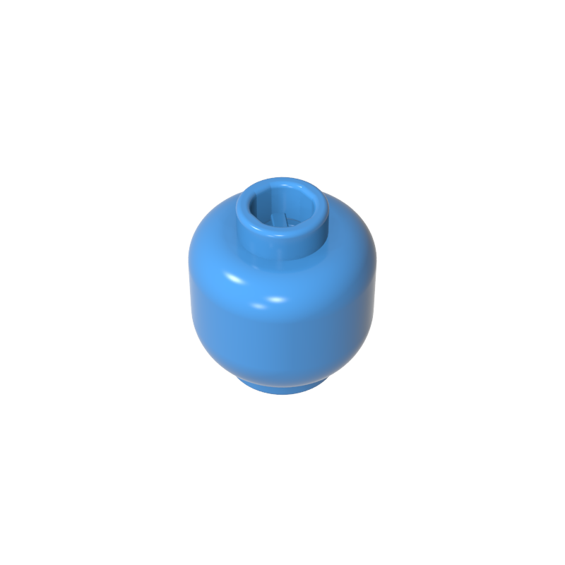 Minifig Head Plain [Blocked Open Stud]