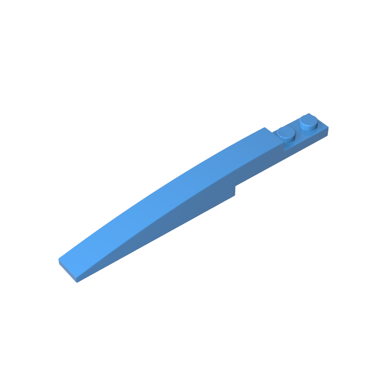 Brick Curved 10 x 1 [Asymmetric Inside Ridges]