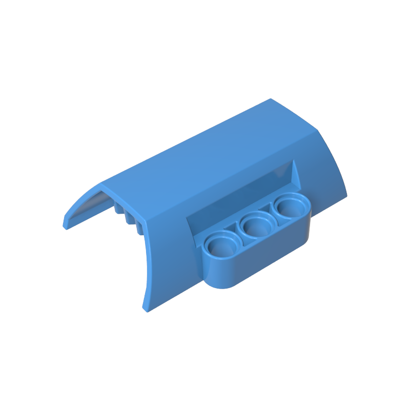 Technic Engine Block Half / Side Intake Panel - Color ID 52