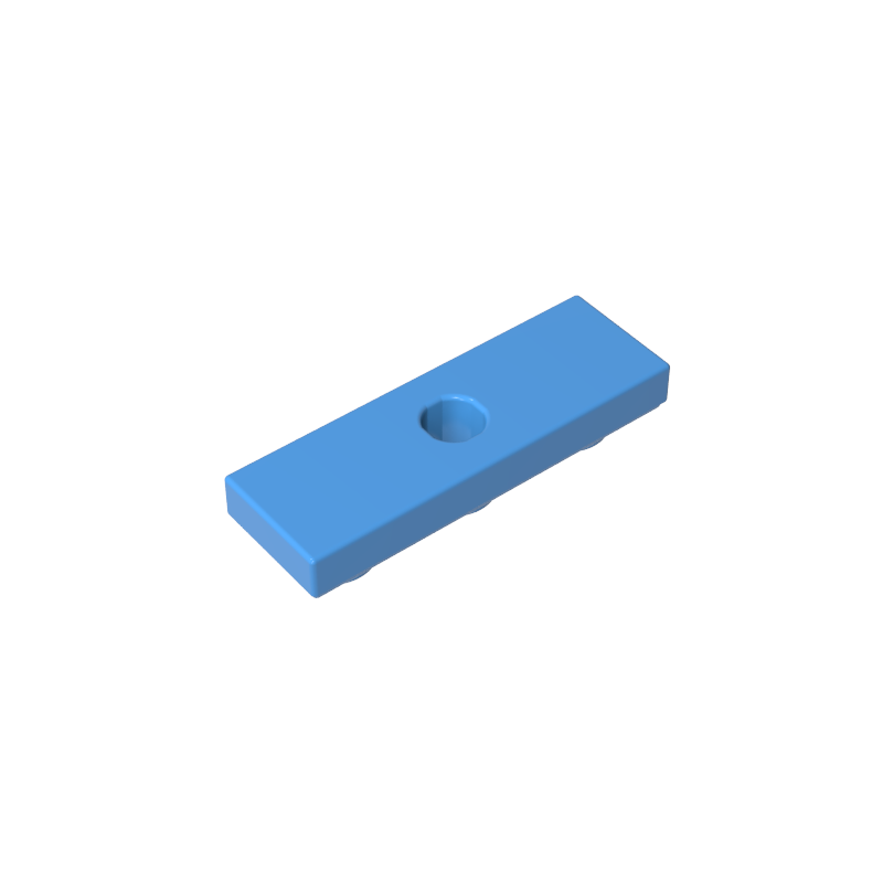 Tile Special 1 x 3 Inverted with Center Hole - Color ID 52