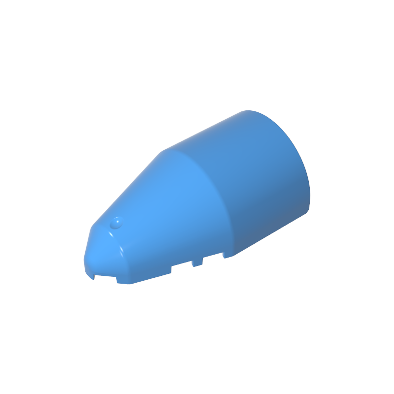Windscreen 7 x 4 x 2 Round - Color ID 52