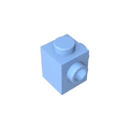 Brick Special 1 x 1 with Studs on 2 Adjacent Sides