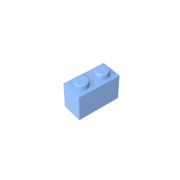 Brick 1 x 2 without Bottom Tube