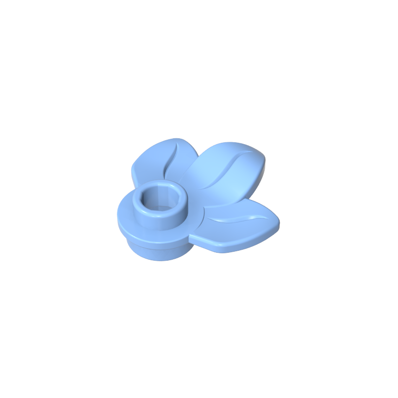 Plant, Plate 1 x 1 Round with 3 Leaves