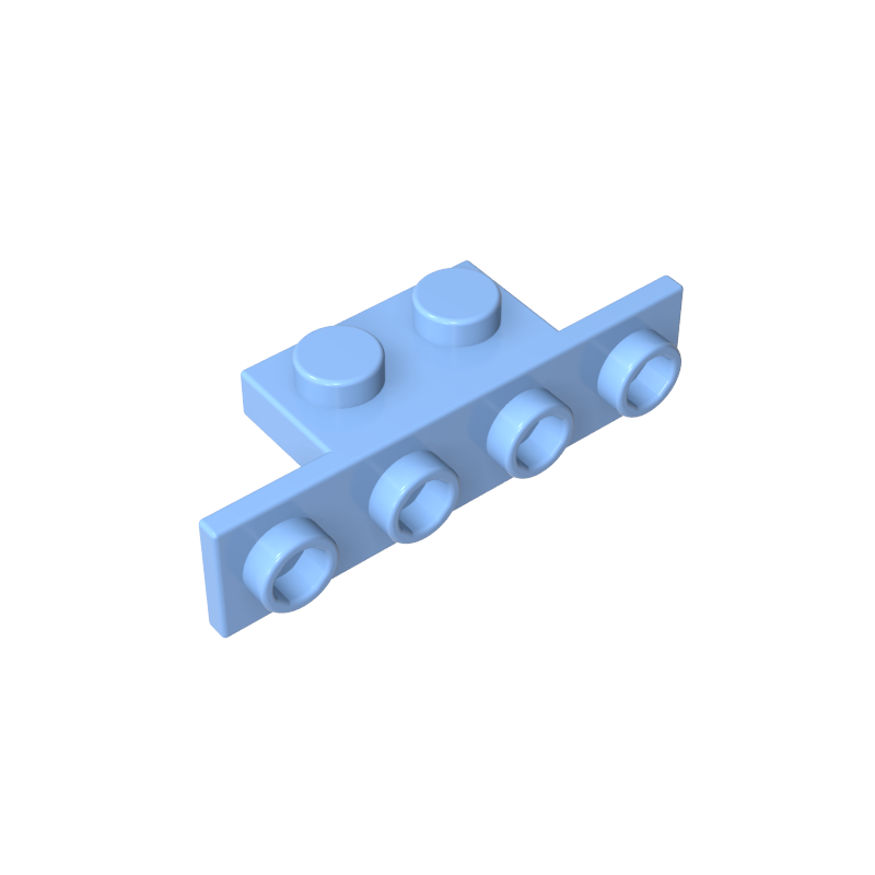 Bracket 1 x 2 - 1 x 4 [Rounded Corners]