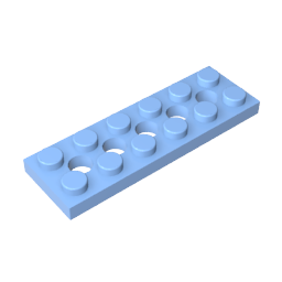 Technic Plate 2 x 6 [5 Holes]