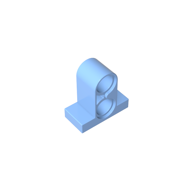 Technic Pin Connector Plate 1 x 2 x 1 2/3 [Two Holes On Top]