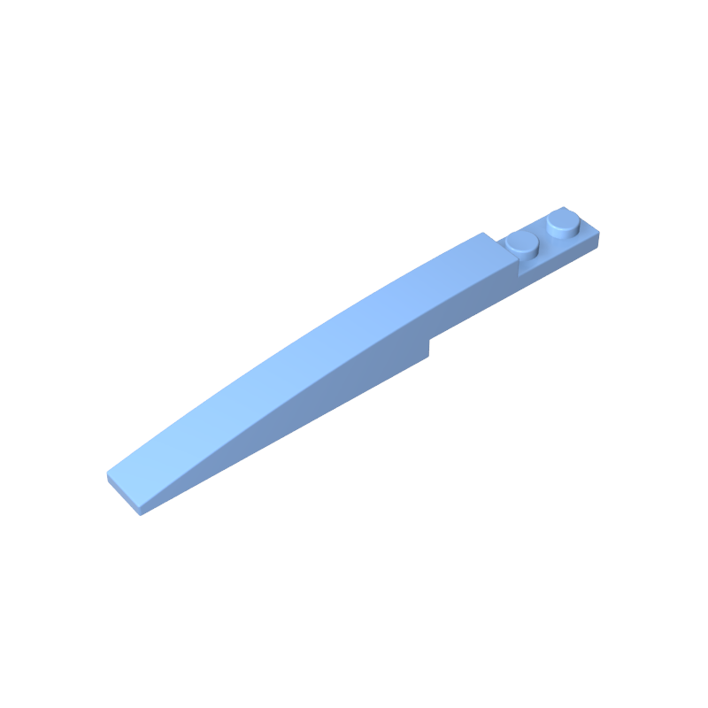Brick Curved 10 x 1 [Asymmetric Inside Ridges]