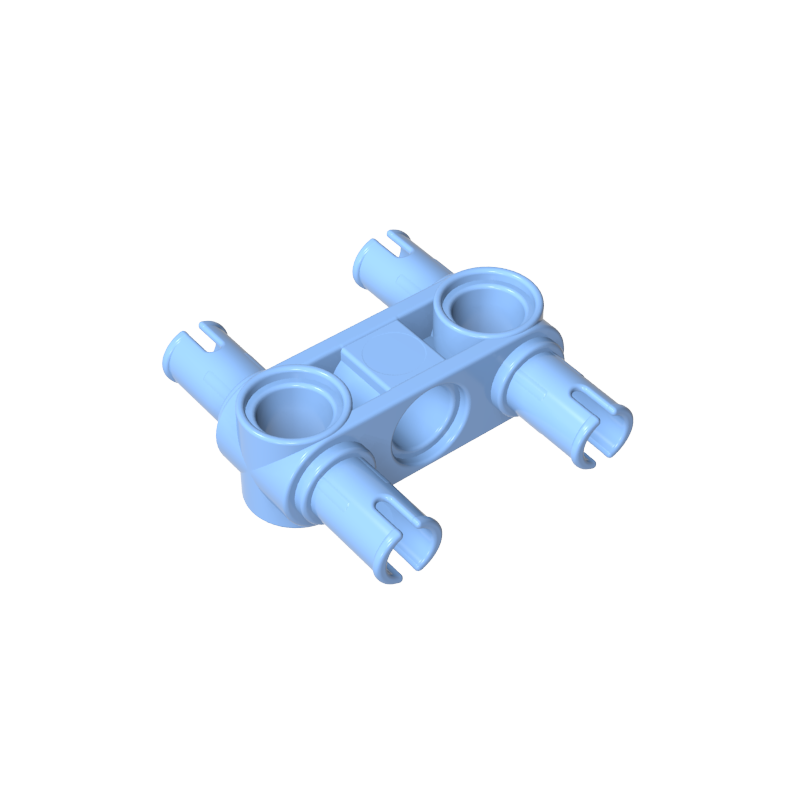 Technic Pin Connector Hub Perpendicular 3L with 4 Pins