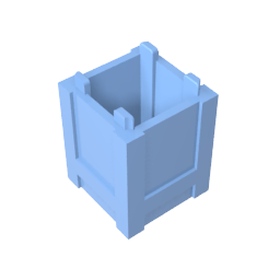 Container Box 2 x 2 x 2 - Top Opening - Color ID 53