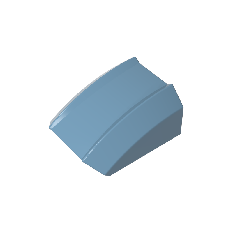 Slope Curved 2 x 2 with Lip, No Studs