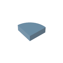 Tile Round 1 x 1 Quarter