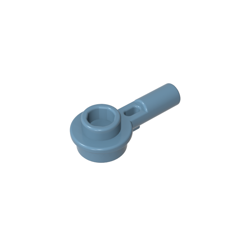 Plate Round 1 x 1 with Hollow Stud and Horizontal Bar 1L