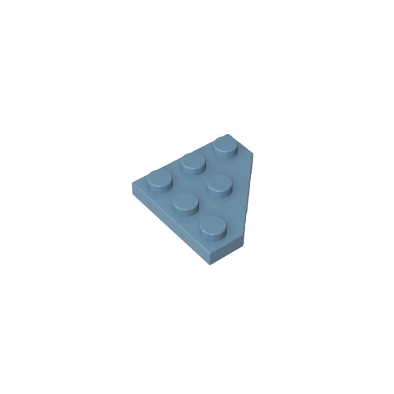 Wedge Plate 3 x 3 Cut Corner