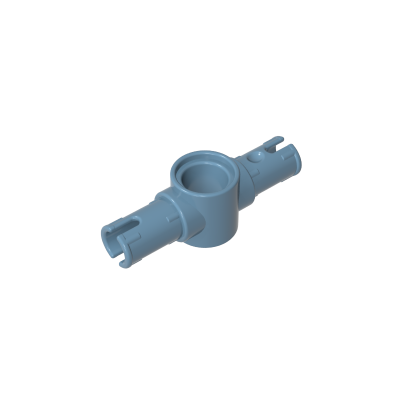 Technic Pin Connector Hub with 2 Pins with Friction Ridges Lengthwise [Big Squared Pin Holes]