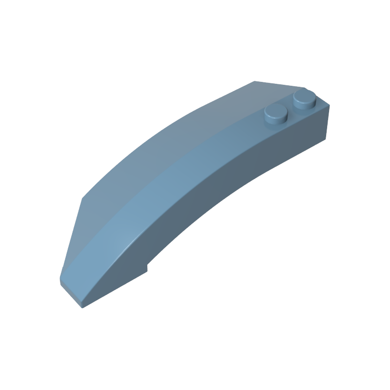 Wedge Curved 8 x 3 x 2 Open Right - Color ID 54