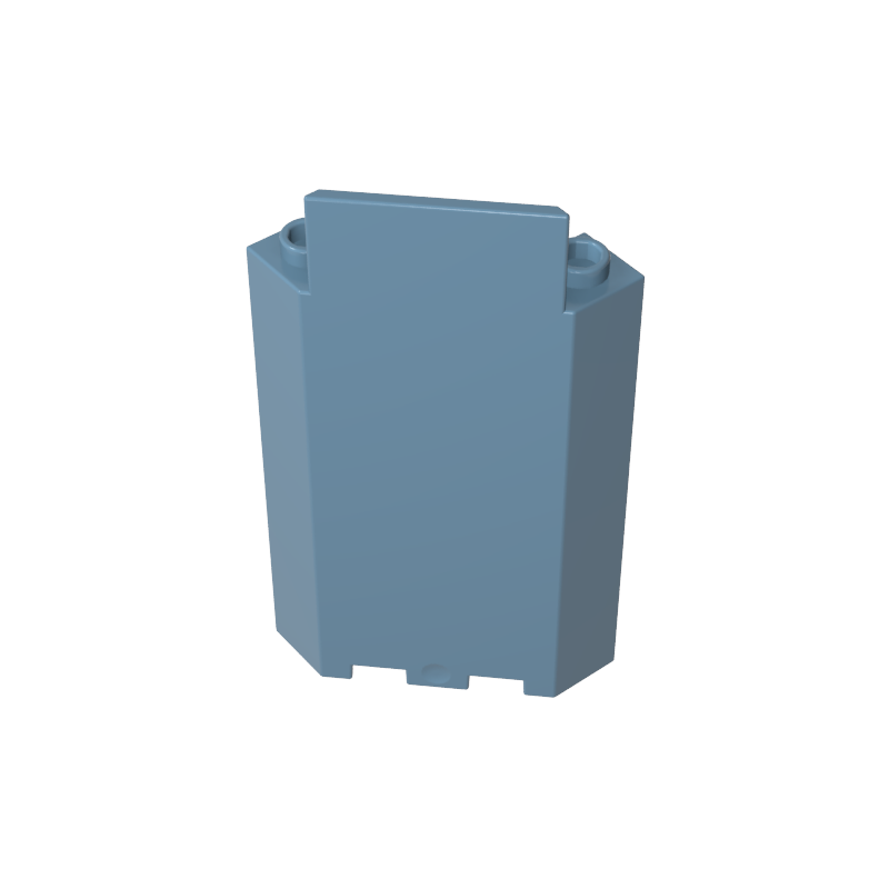 Panel 3 x 3 x 6 Corner Wall without Bottom Indentations - Color ID 54