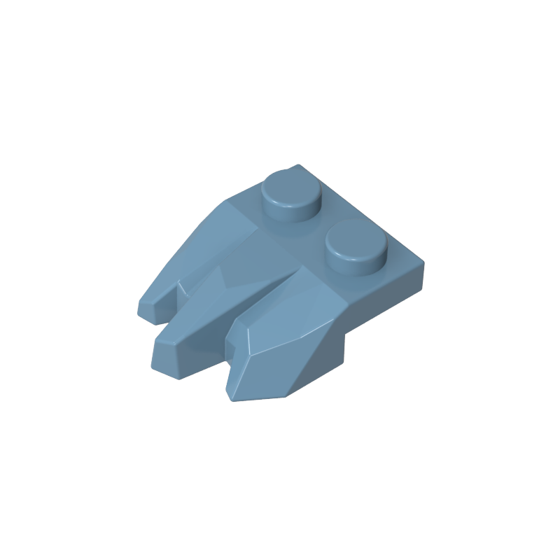 Plate Special 2 x 3 with Rocks - Color ID 54