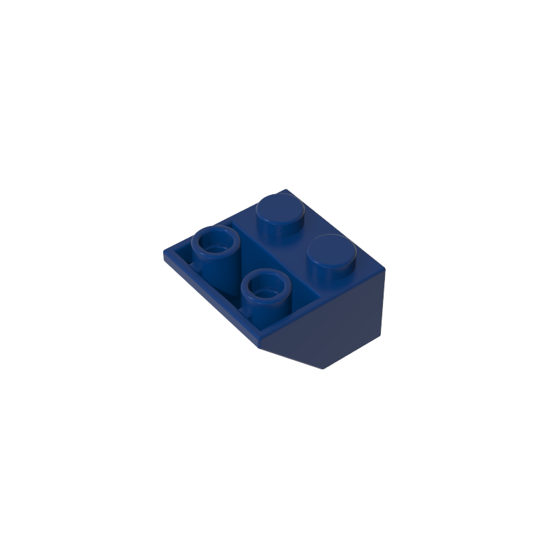 Slope Inverted 45° 2 x 2 [Ovoid Bottom Pin, Bar-sized Stud Holes]