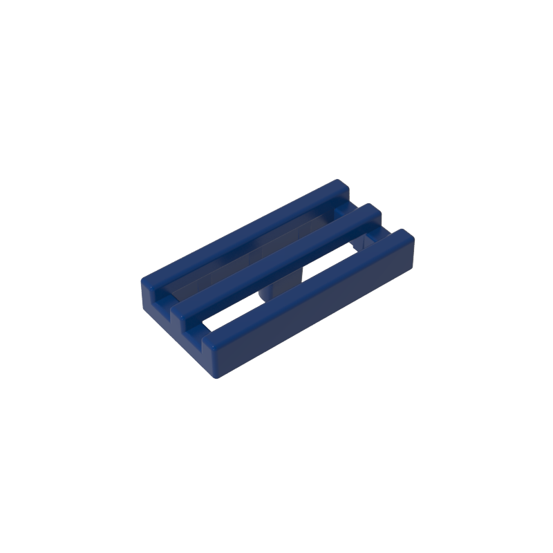 Tile Special 1 x 2 Grille with Bottom Groove