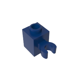 Brick Special 1 x 1 with Clip Vertical [Open O Clip, Hollow Stud]