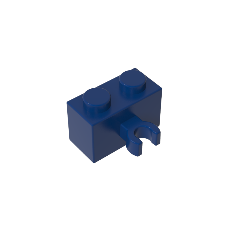 Brick Special 1 x 2 with Vertical Clip [Open O Clip]