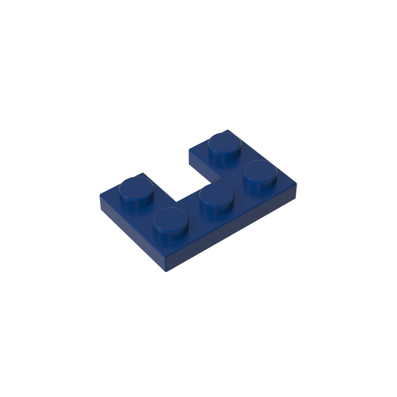 Plate 2 x 3 with 1 x 1 Cutout