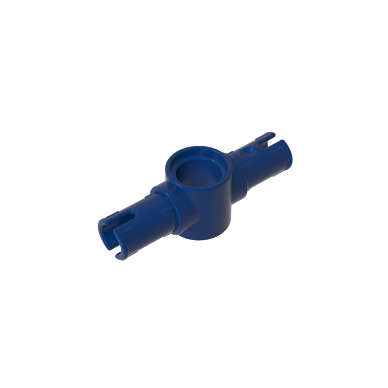Technic Pin Connector Hub with 2 Pins with Friction Ridges Lengthwise [Big Squared Pin Holes]
