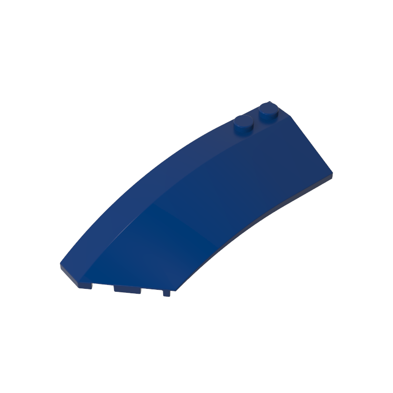 Wedge Curved 8 x 3 x 2 Open Left [Plain] - Color ID 55