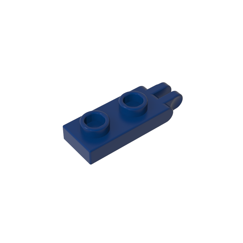 Hinge Plate 1 x 2 with 2 Fingers and Hollow Studs - Color ID 55