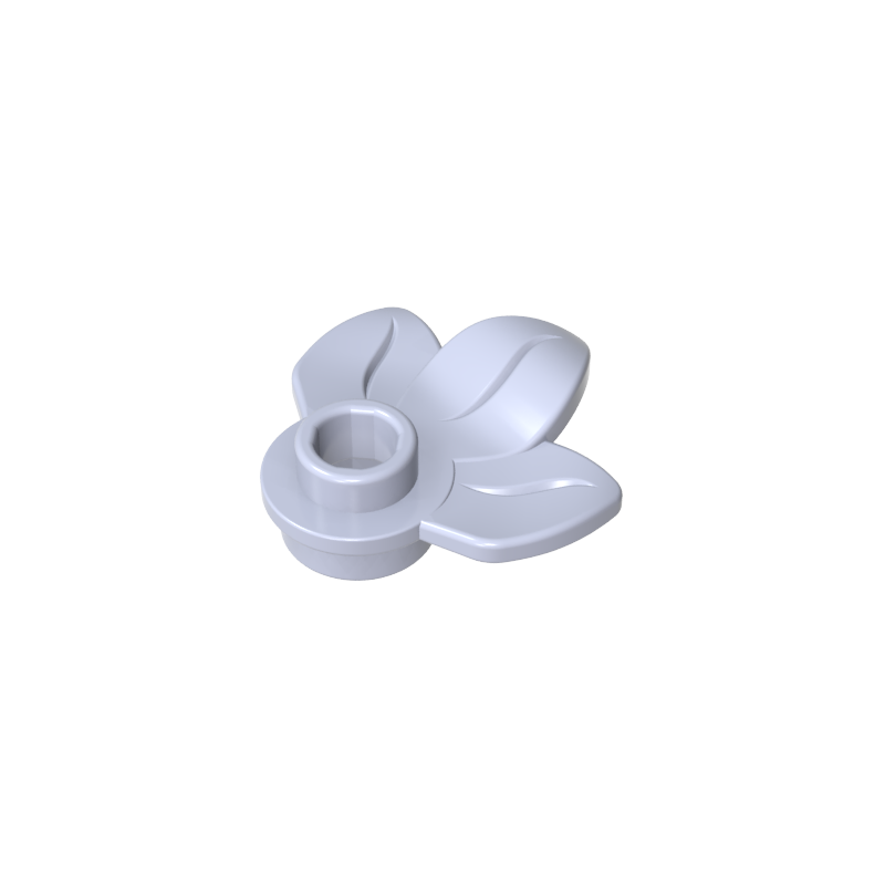Plant, Plate 1 x 1 Round with 3 Leaves