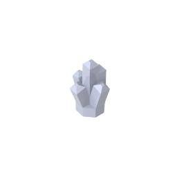 Rock 1 x 1 Crystal 5 Point