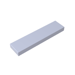Tile 1 x 4 with Groove
