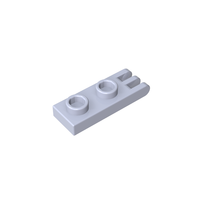 Hinge Plate 1 x 2 with 3 Fingers and Hollow Studs - Color ID 56
