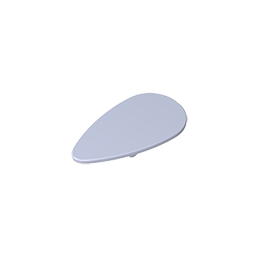 Minifig Shield Ovoid [Plain] - Color ID 56