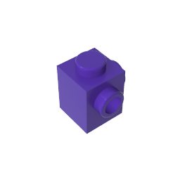 Brick Special 1 x 1 with Studs on 2 Adjacent Sides