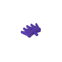 Headwear Accessory Crown / Tiara with 5 Points and Pin