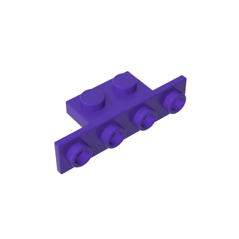 Bracket 1 x 2 - 1 x 4 [Rounded Corners]