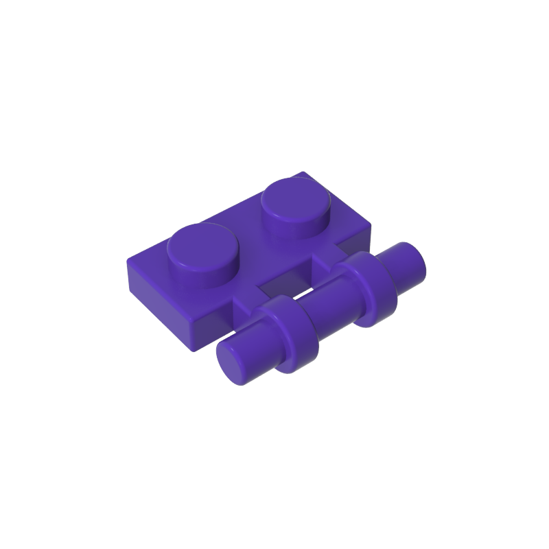 Plate Special 1 x 2 Side Handle [Free Ends]