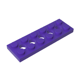 Technic Plate 2 x 6 [5 Holes]